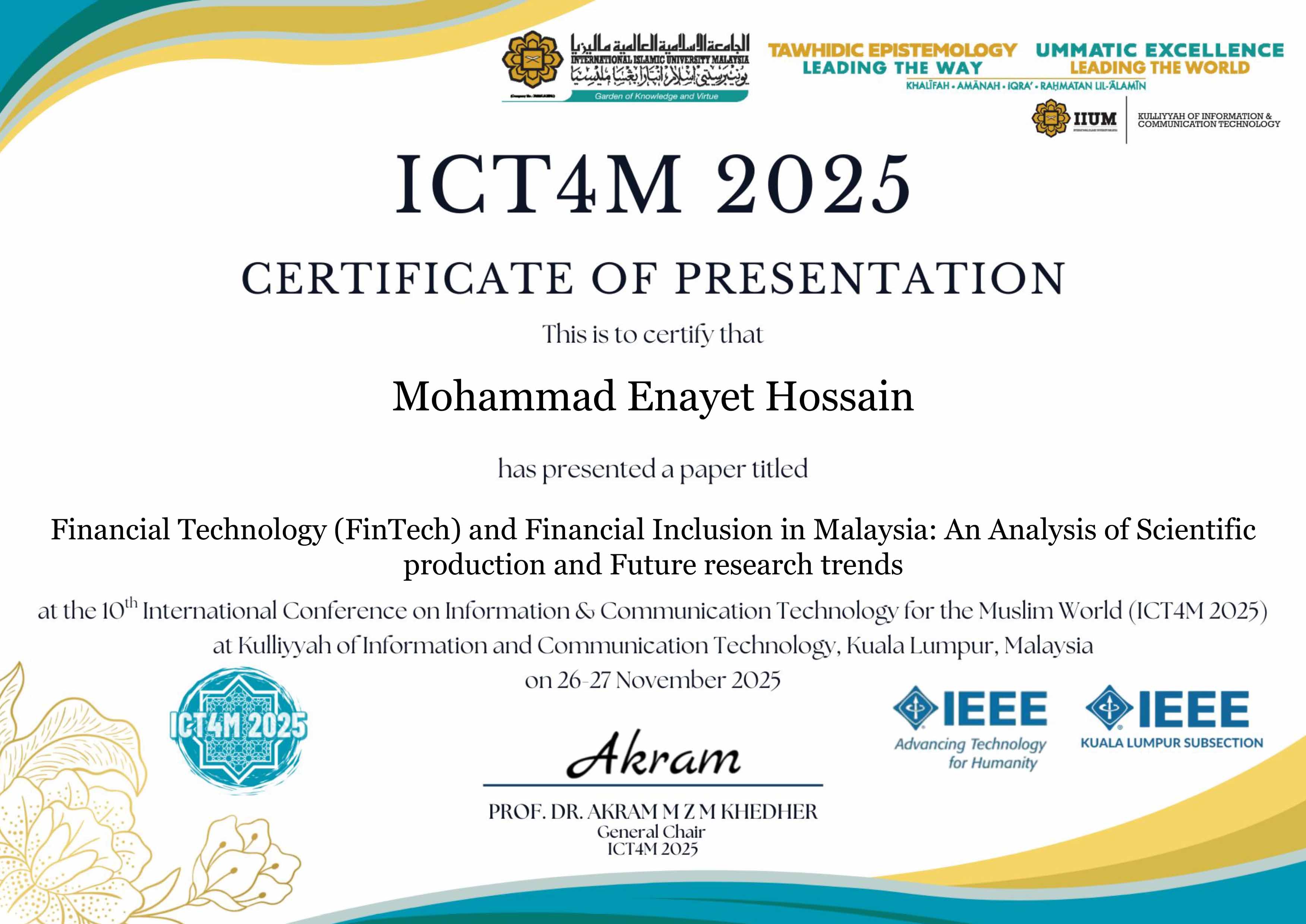 ICT4M 2025