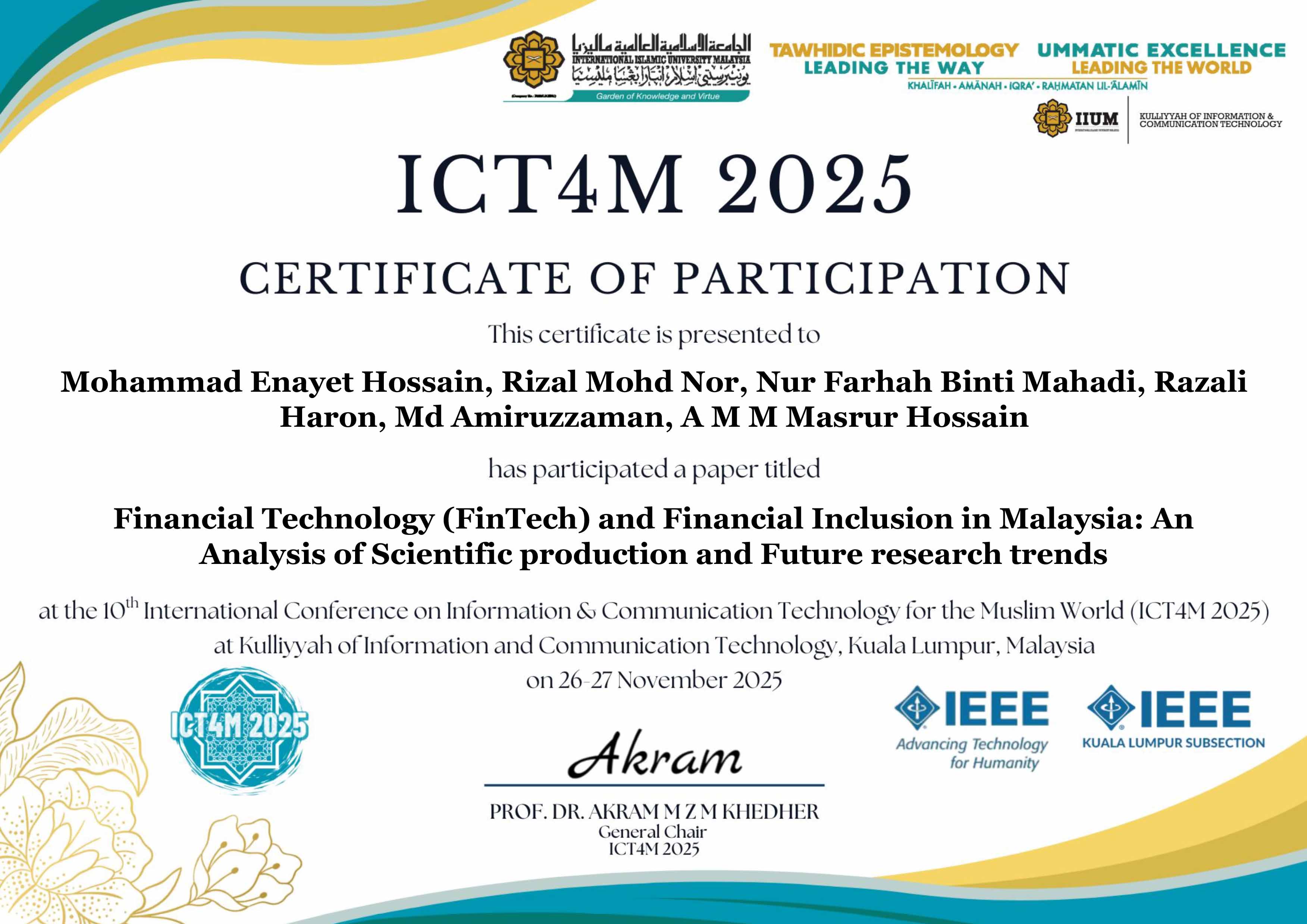 ICT4M 2025